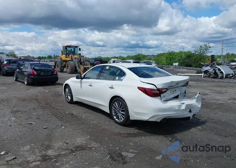 2022 Infiniti Q50 Luxe Awd from USA, damaged, VIN JN1EV7BR7NM340986